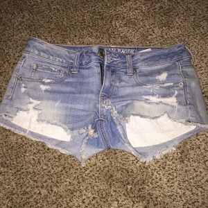 American eagle jean shorts